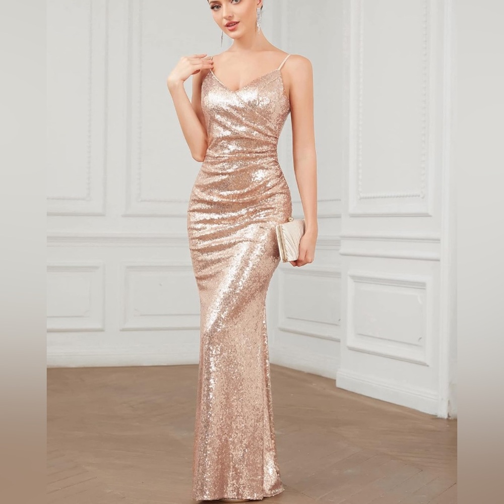 Sweetheart Bodycon Sequin Prom dress, Evening Gown, Bridesmaid, Reception Dress